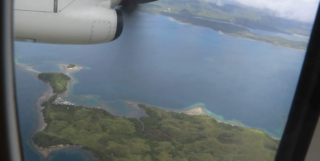 ATR Turboprop cabin window view 2